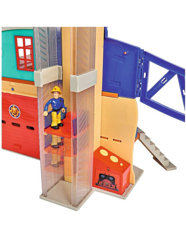 Pista de masini Simba Fireman Sam Mega Fire Station