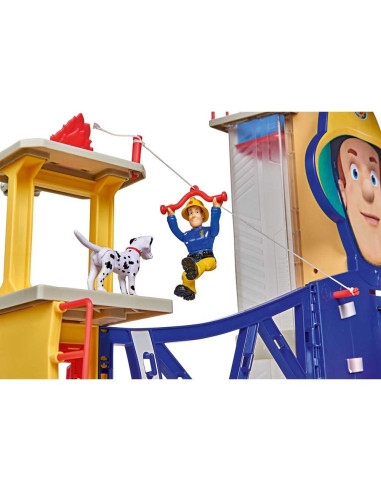 Pista de masini Simba Fireman Sam Mega Fire Station