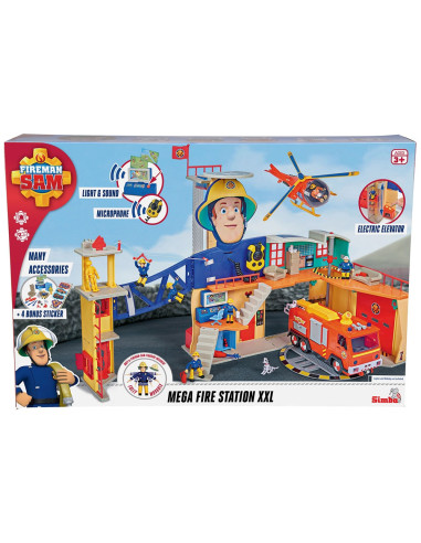 Pista de masini Simba Fireman Sam Mega Fire Station