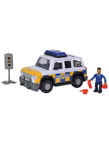 Masina de politie Simba Fireman Sam Police Car cu figurina