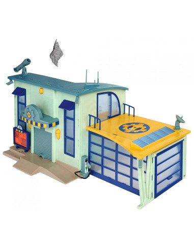 Pista de masini Simba Fireman Sam Police Station cu