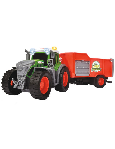 Tractor Dickie Toys Fendt Farm cu remorca,S203734001