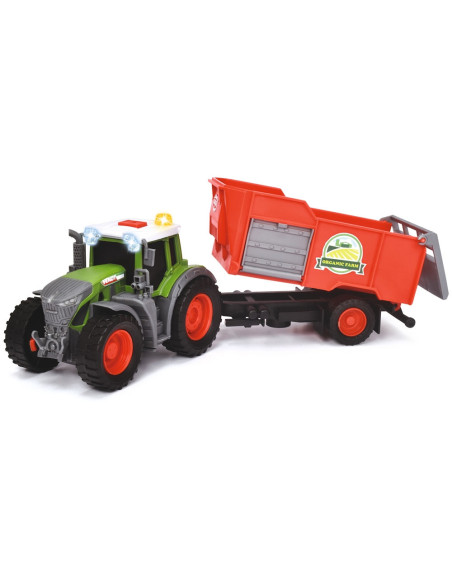 Tractor Dickie Toys Fendt Farm cu remorca,S203734001