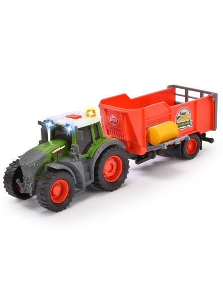 Tractor Dickie Toys Fendt Farm cu remorca,S203734001