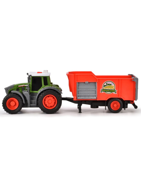 Tractor Dickie Toys Fendt Farm cu remorca,S203734001