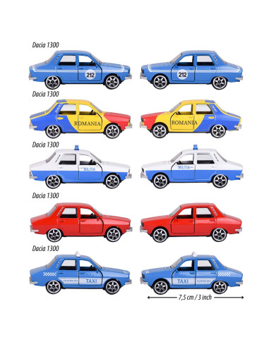Set Majorette Dacia 1300 cu 5 masinute,S212053165SRO