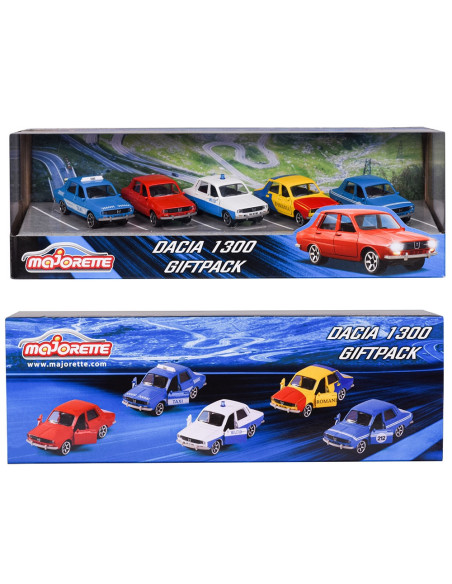 Set Majorette Dacia 1300 cu 5 masinute,S212053165SRO