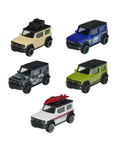 Set Majorette Suzuki Jimny cu 5 masinute din metal,S212053177