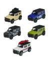 Set Majorette Suzuki Jimny cu 5 masinute din metal,S212053177