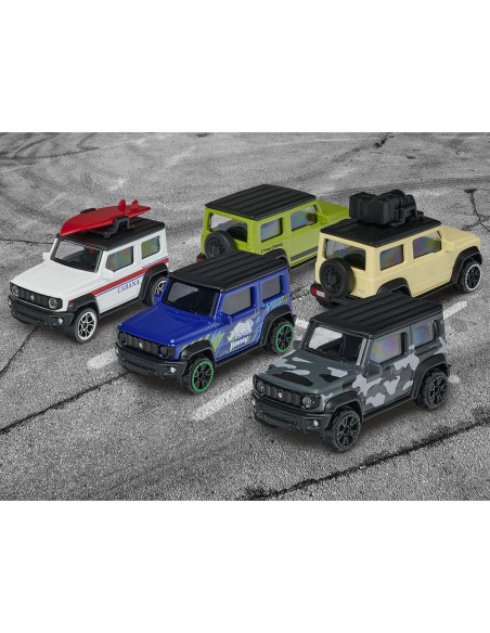 Set Majorette Suzuki Jimny cu 5 masinute din metal,S212053177