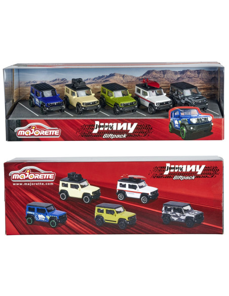 Set Majorette Suzuki Jimny cu 5 masinute din metal,S212053177