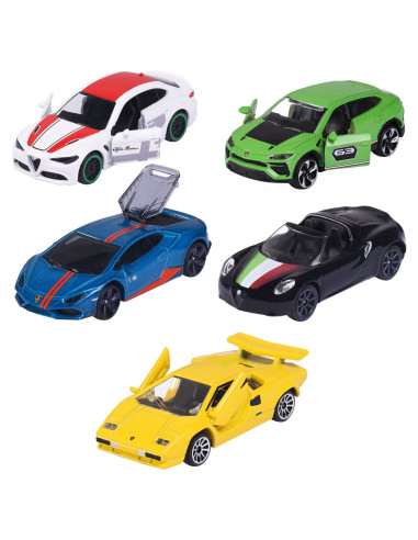 Set Majorette Dream Cars Italy cu 5 masinute din