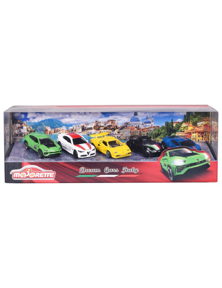 Set Majorette Dream Cars Italy cu 5 masinute din