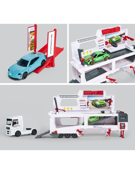 Camion Majorette MAN Tgx Porsche Experience cu 2