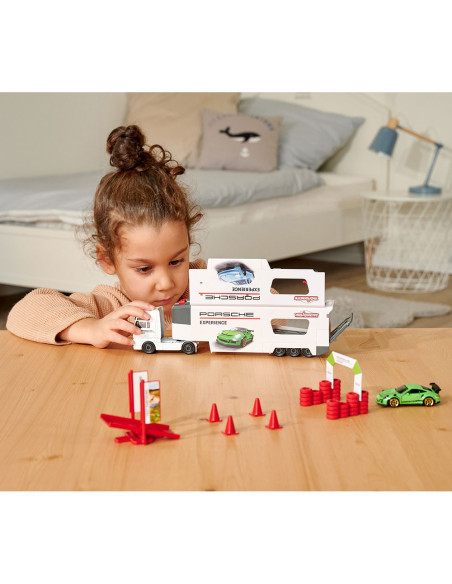Camion Majorette MAN Tgx Porsche Experience cu 2