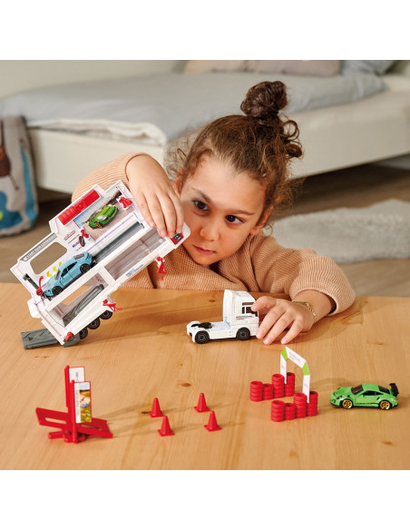Camion Majorette MAN Tgx Porsche Experience cu 2