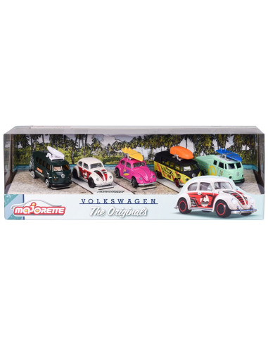 Set Majorette Volkswagen The Originals cu 5 masinute din