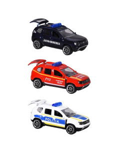 Set Majorette Dacia Duster SOS cu masina de jandarmerie
