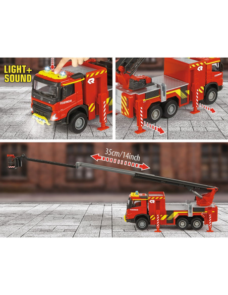 Masina de pompieri Majorette Volvo Fire Engine,S213713000038