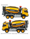 Camion betoniera Majorette Volvo Cement Mixer,S213723002