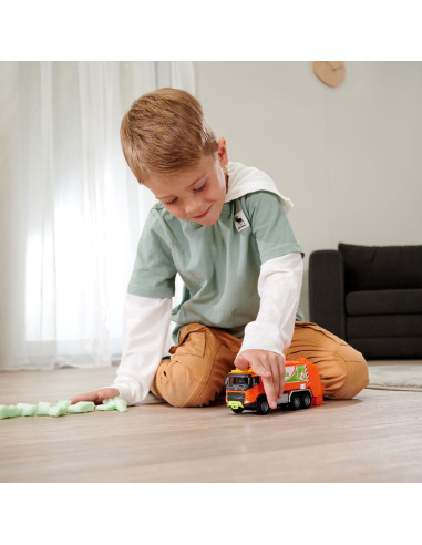 Masina de gunoi Majorette Volvo Garbge Collector cu