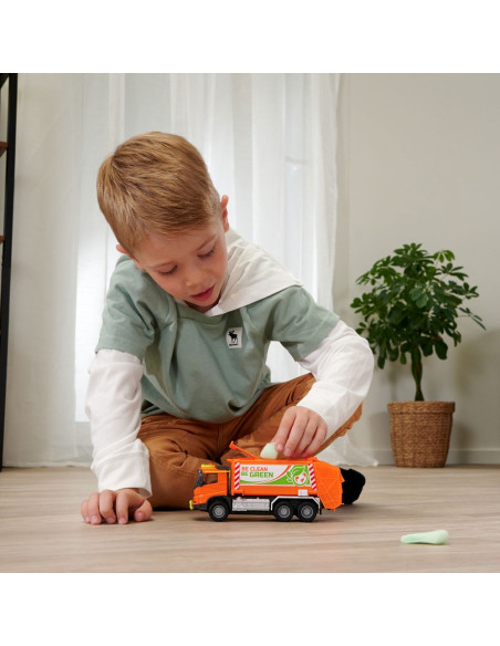 Masina de gunoi Majorette Volvo Garbge Collector cu