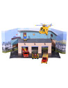 Pista de masini Dickie Toys Fireman Sam Rescue Team Sam Fire cu