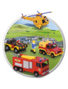 Pista de masini Dickie Toys Fireman Sam Rescue Team Sam Fire cu