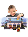 Pista de masini Dickie Toys Fireman Sam Rescue Team Sam Fire cu