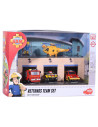 Pista de masini Dickie Toys Fireman Sam Rescue Team Sam Fire cu