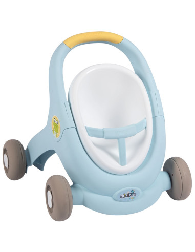 Carucior pentru papusi Smoby Minikiss Croc 3 in 1