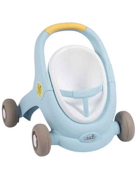 Carucior pentru papusi Smoby Minikiss Croc 3 in 1