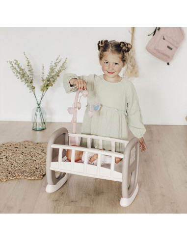 Leagan pentru papusa Smoby Baby Nurse maro cu