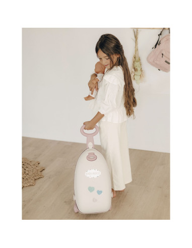 Valiza multifunctionala pentru papusi Smoby Baby Nurse 3 in 1