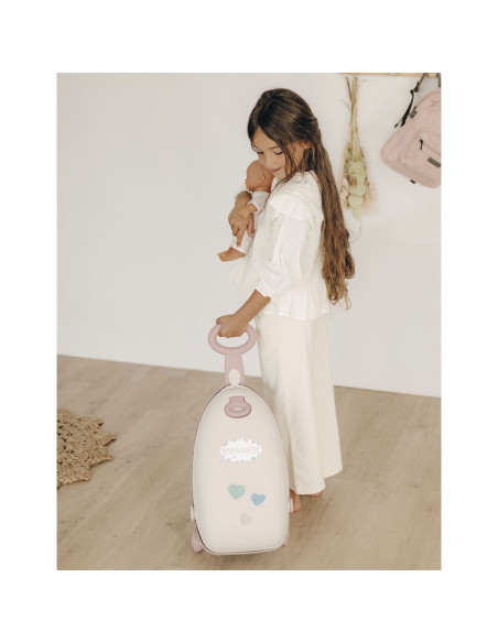 Valiza multifunctionala pentru papusi Smoby Baby Nurse 3 in 1