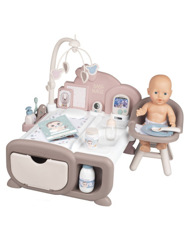 Centru de ingrijire pentru papusi Smoby Baby Nurse Cocoon