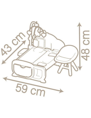 Centru de ingrijire pentru papusi Smoby Baby Nurse Cocoon