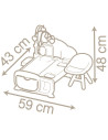 Centru de ingrijire pentru papusi Smoby Baby Nurse Cocoon