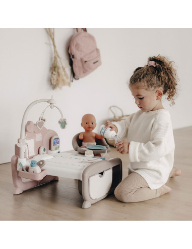 Centru de ingrijire pentru papusi Smoby Baby Nurse Cocoon