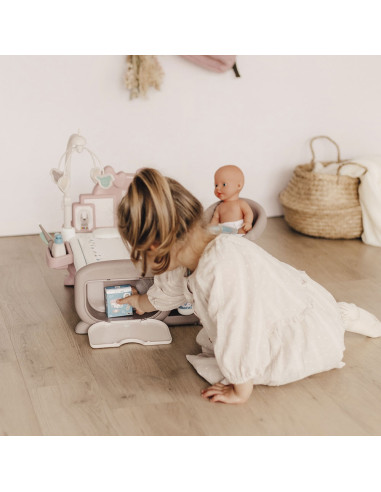 Centru de ingrijire pentru papusi Smoby Baby Nurse Cocoon