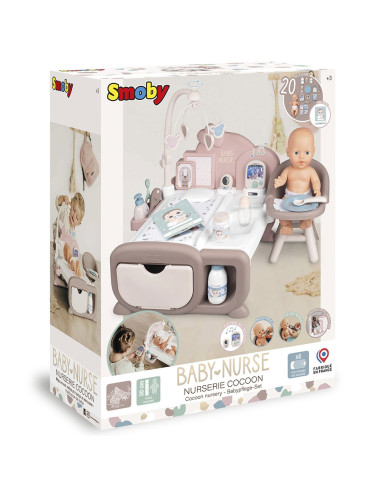 Centru de ingrijire pentru papusi Smoby Baby Nurse Cocoon