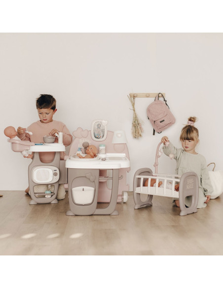 Centru de ingrijire pentru papusi Smoby Baby Nurse Doll`s Play