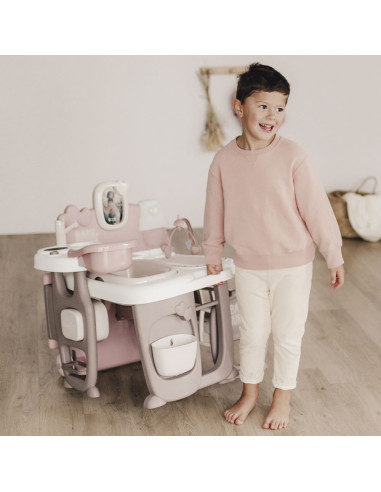 Centru de ingrijire pentru papusi Smoby Baby Nurse Doll`s Play