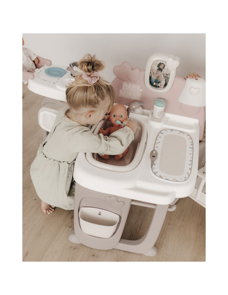 Centru de ingrijire pentru papusi Smoby Baby Nurse Doll`s Play