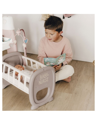 Centru de ingrijire pentru papusi Smoby Baby Nurse Doll`s Play