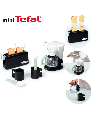 Set Smoby Tefal Breakfast negru,S7600310599