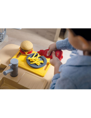 Restaurant pentru copii Smoby Food Corner negru,S7600310910