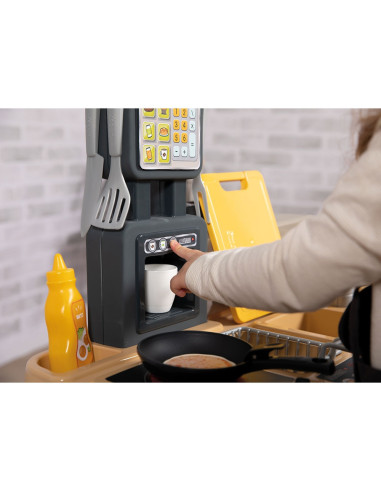 Restaurant pentru copii Smoby Food Corner negru,S7600310910