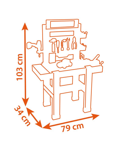 Atelier Smoby Black & Decker Bricolo Center,S7600360727