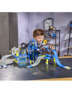 Pista de masini Majorette Creatix Police cu 5 2